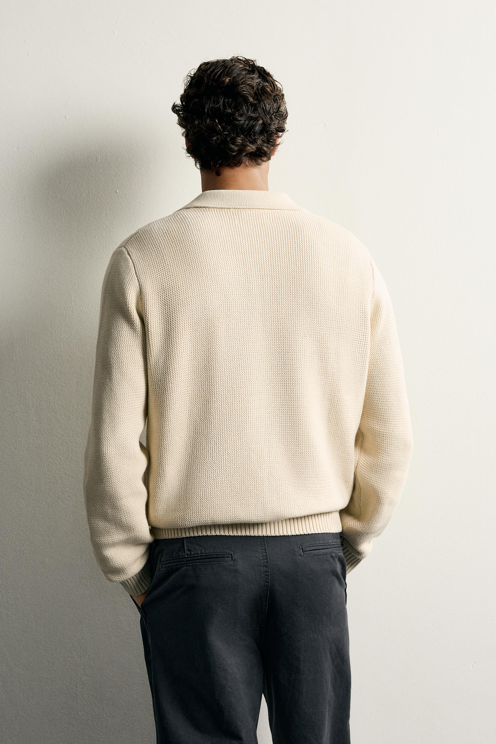 COTTON TEXTURE POLO SHIRT