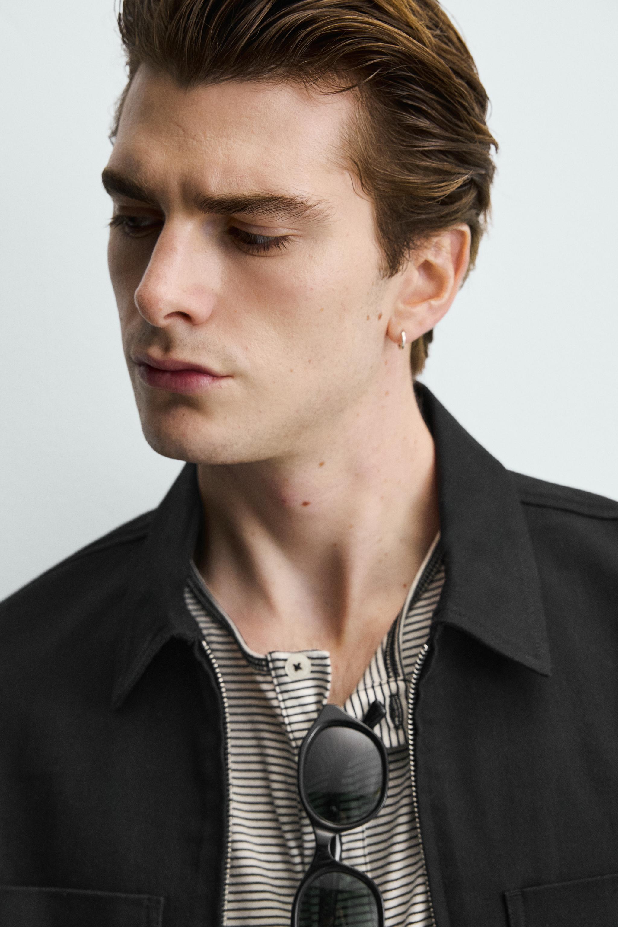 REGULAR FIT OVERSHIRT WITH POCKETS