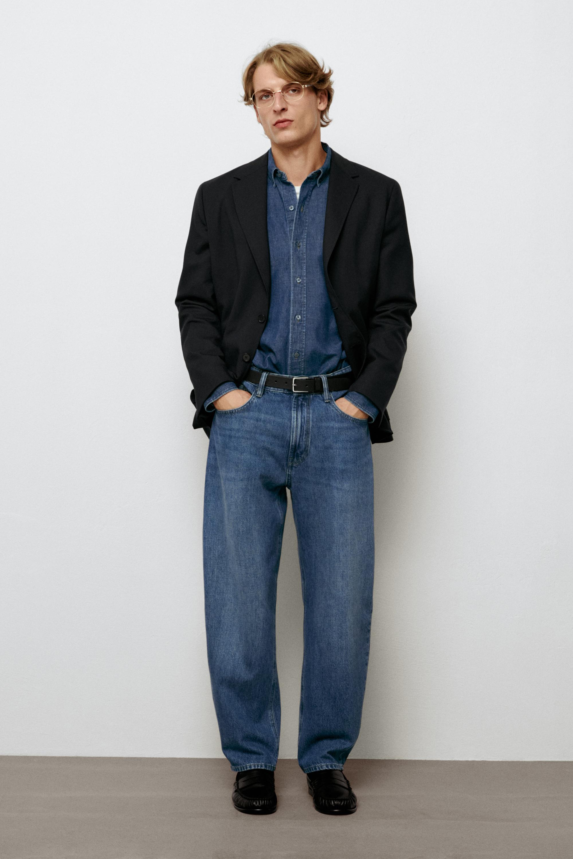 Barrel fit jeans — Blue