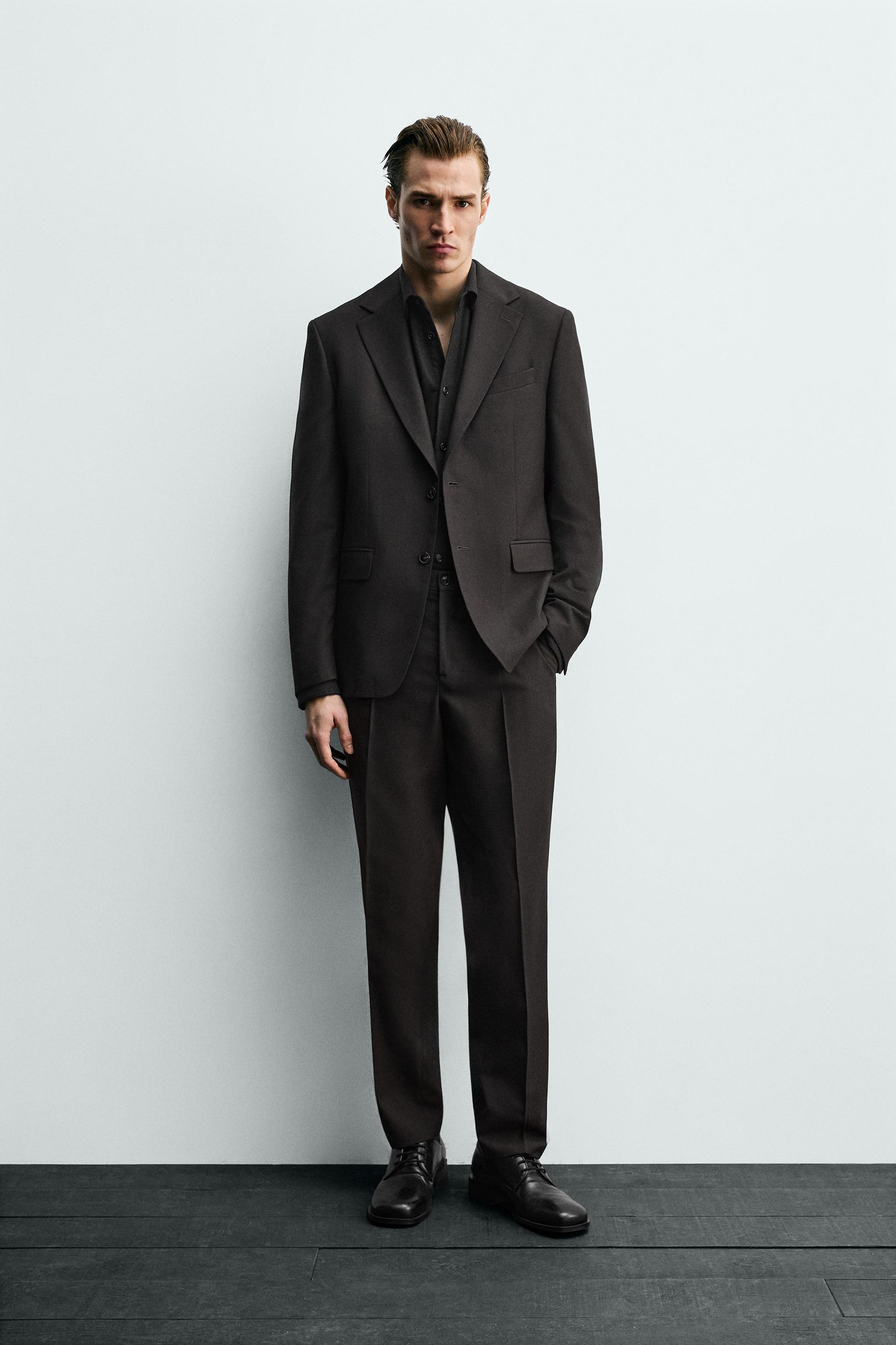 ブラウンブレザー – メンズ | ZARA 日本