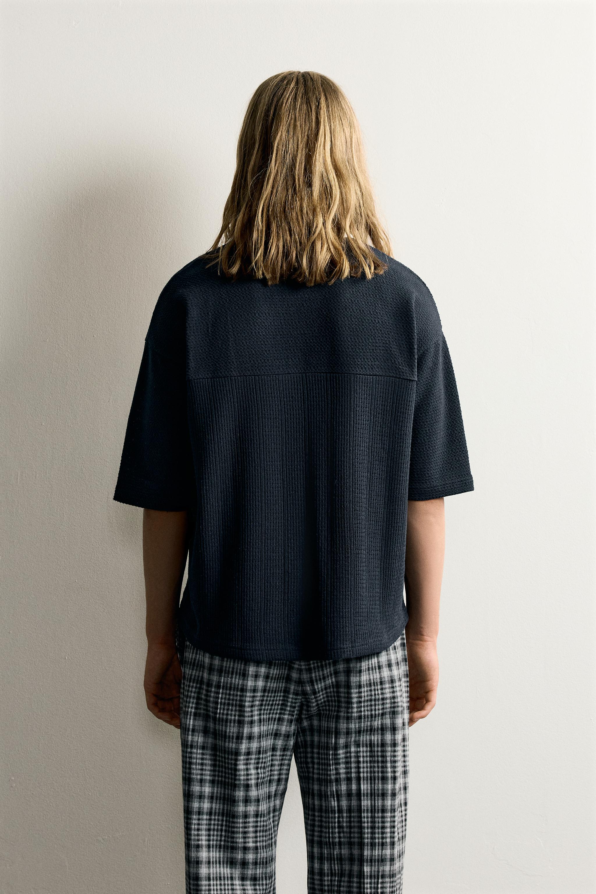 RELAXED FIT RETRO SOCCER JACQUARD POLO
