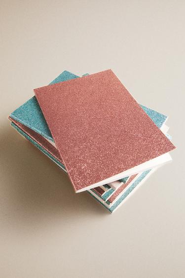 Zara KOMPLET BELEŽNICA SA ŠLJOKICAMA (KOMPLET OD 3 KOMADA) – raznobojno