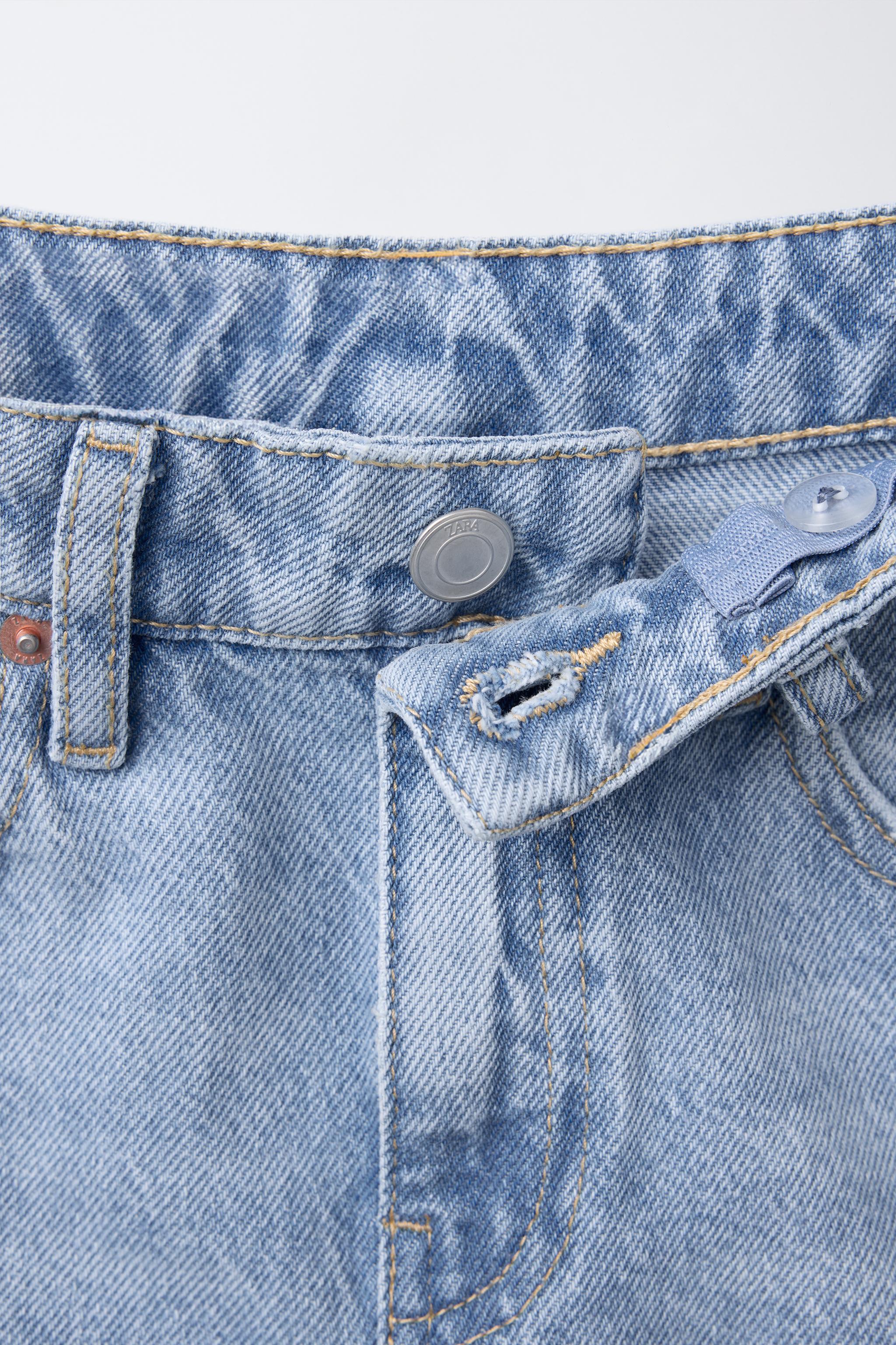 JEAN À JAMBES LARGES PIÈCE ÉTOILES