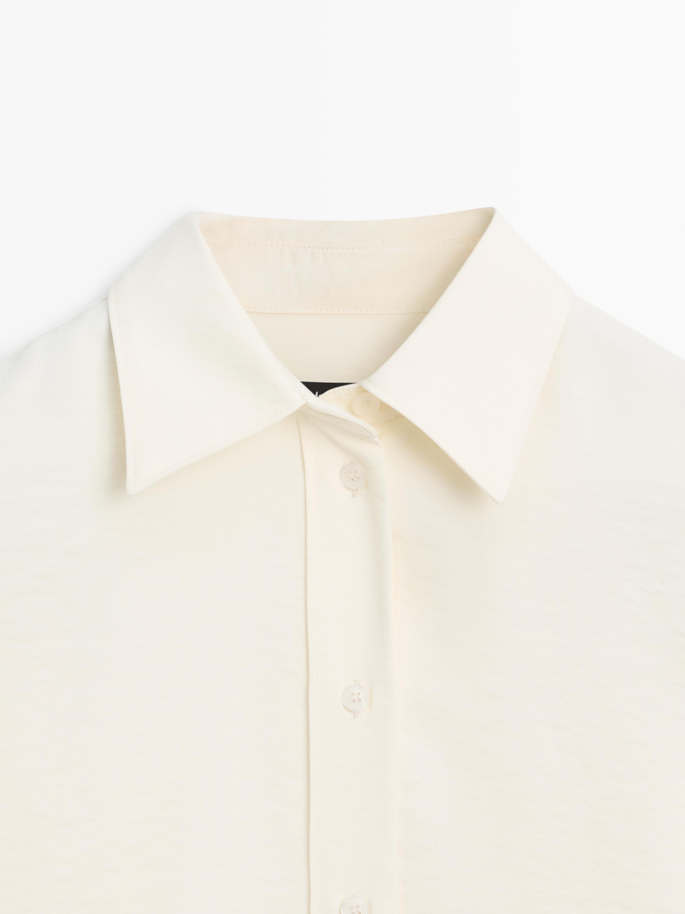 Chemisier oversize à manches longues