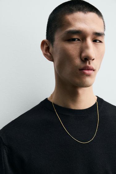 CADENA DE BAULES D'ACER INOXIDABLE - Or de Zara - Imatge 0