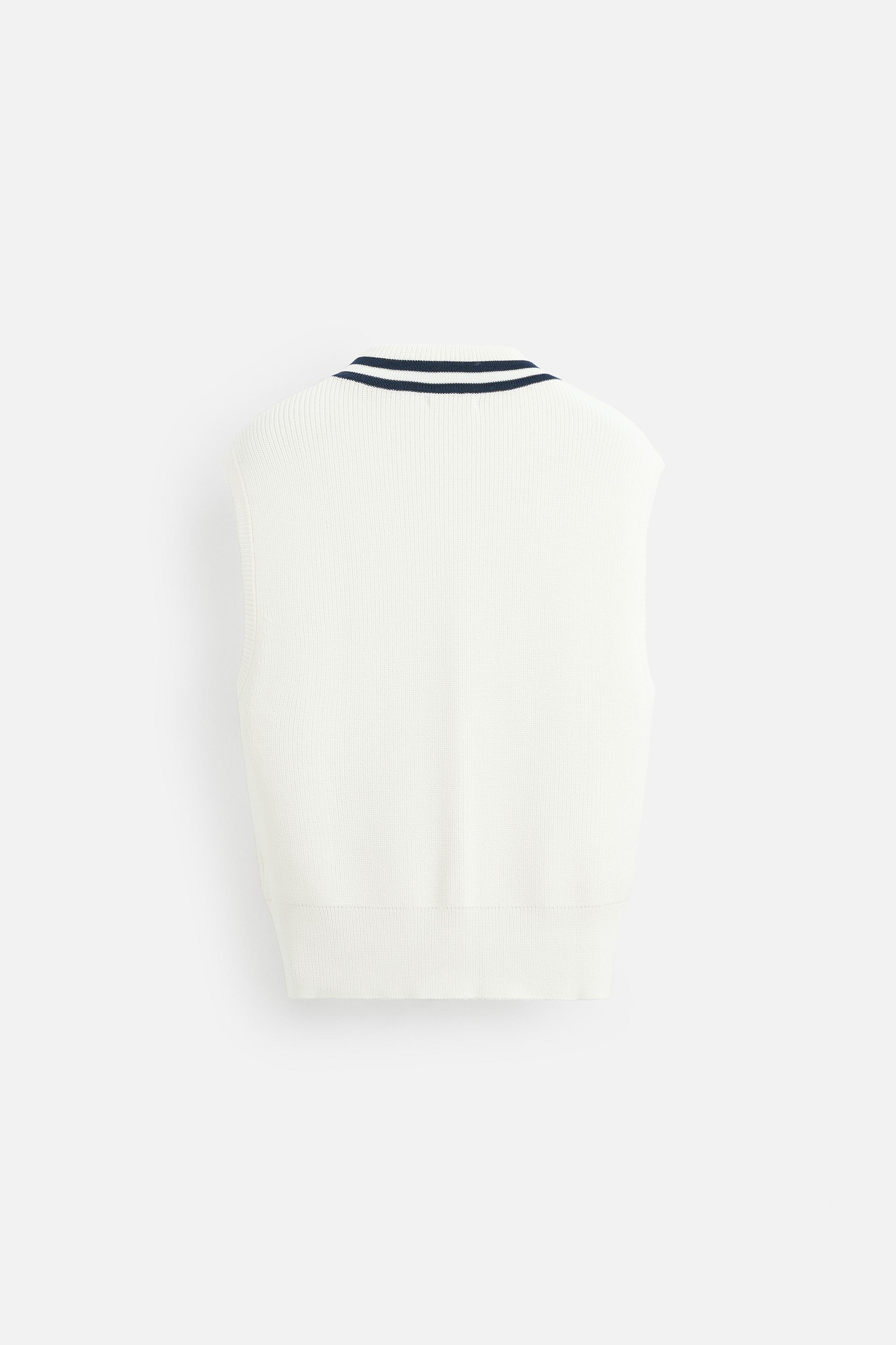 V-NECK VEST - White | ZARA United States