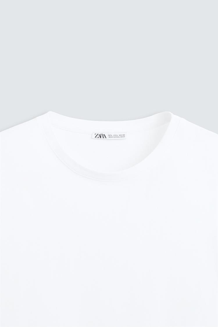 CAMISETA BÁSICA DE CORTE AJUSTADO /01 8