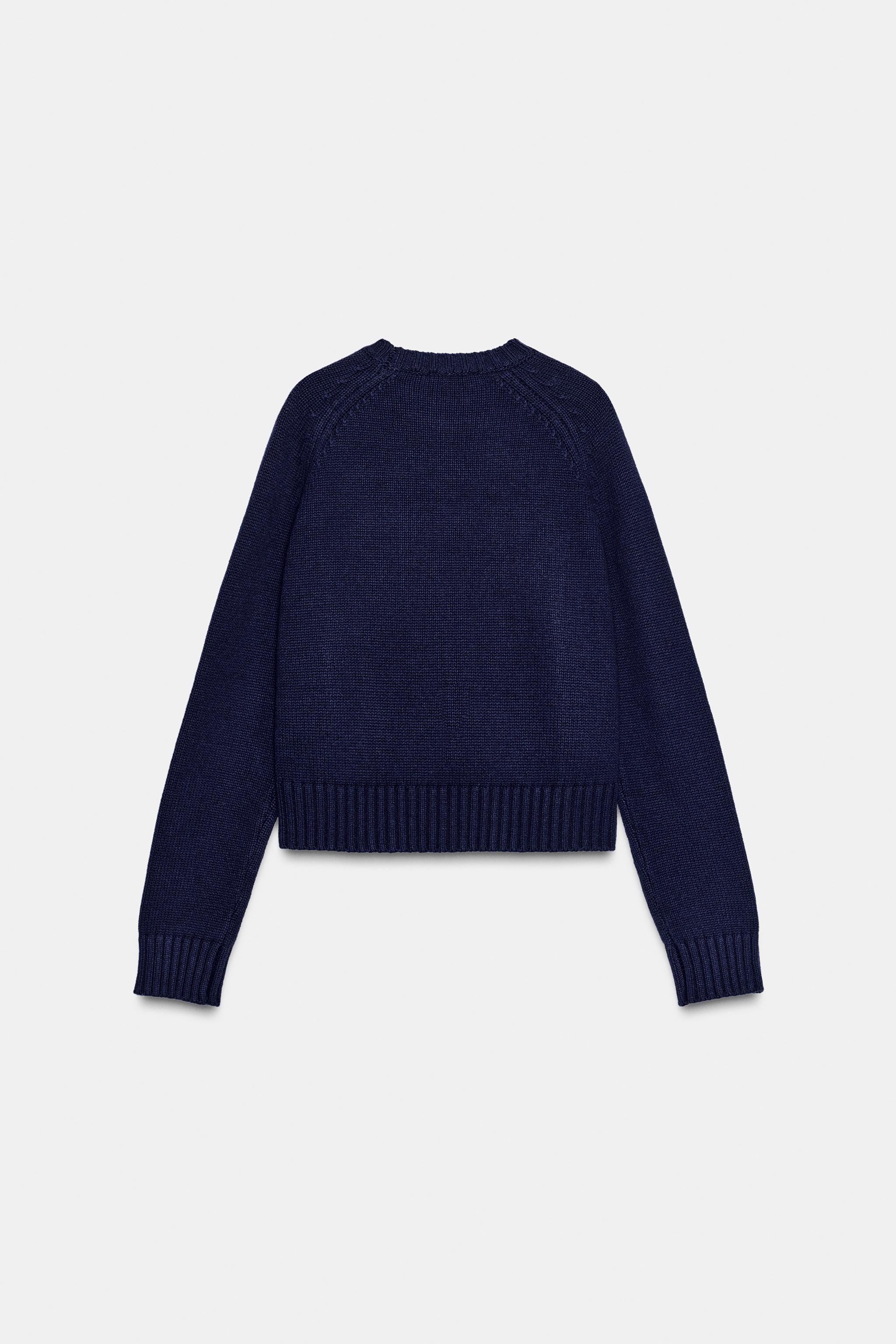 HOME ALONE ™ KNIT JUMPER - Navy blue | ZARA United States
