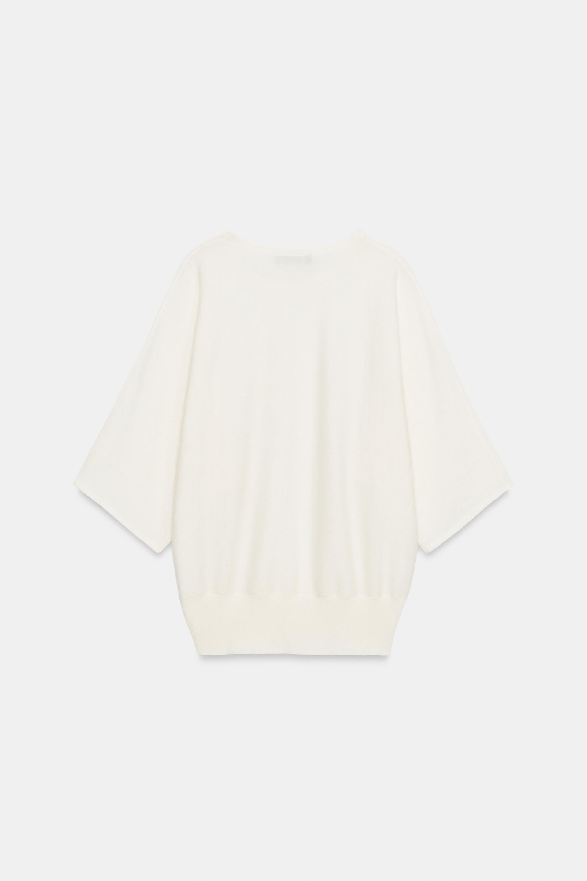 THREE-QUARTER SLEEVE KNIT JUMPER thumbnail 7