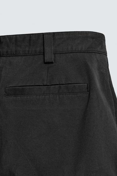 SHORT CARGO COUPE RELAXED ÉDITION LIMITÉE - Bleu marine de Zara - Image 8