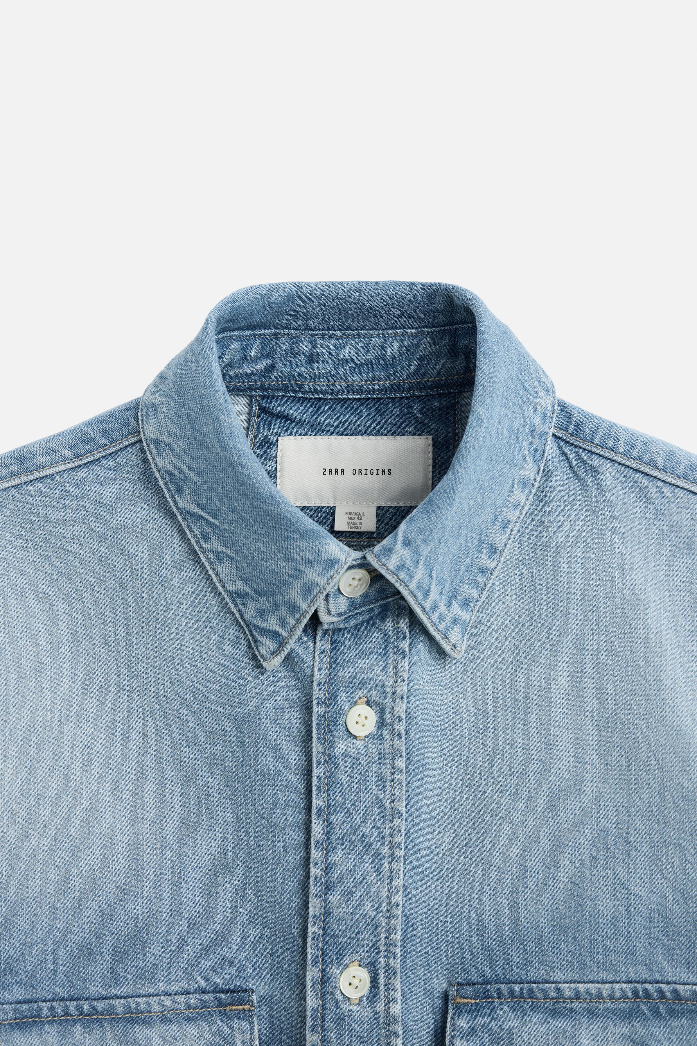 POCKET DENIM SHIRT
