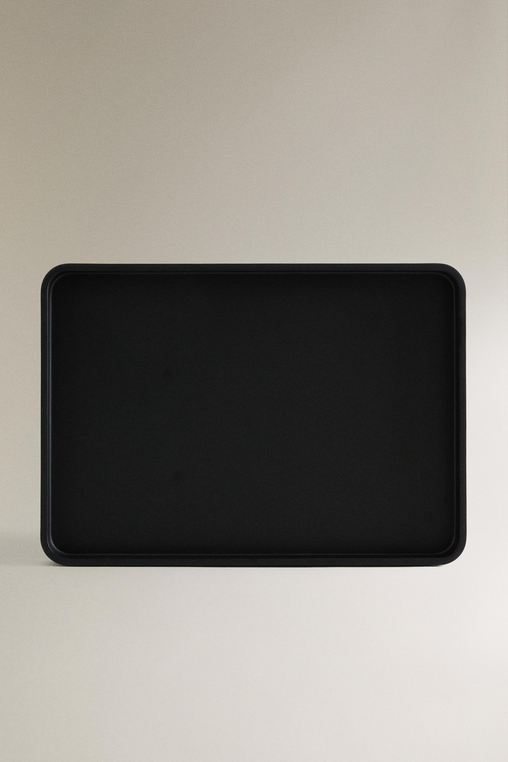 BLACK RESIN BATHROOM TRAY - Black | ZARA United States