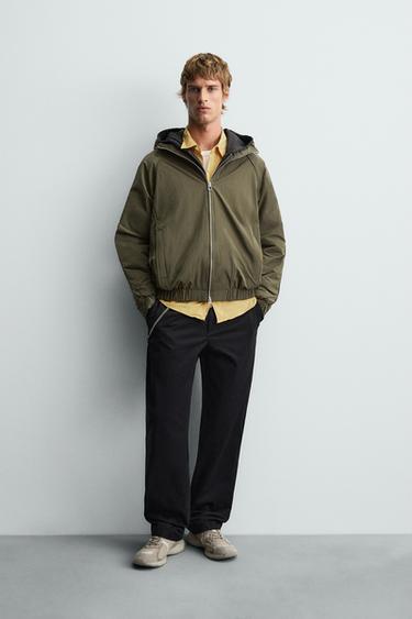 LIGHTWEIGHT WATER-REPELLENT TECHNICAL JACKET - Khaki by Zara