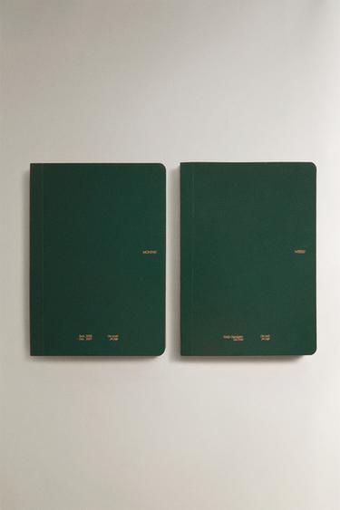 LOT DE 2 PLANIFICATEURS HEBDOMADAIRE ET MENSUEL - Vert | ZARA Belgique ...
