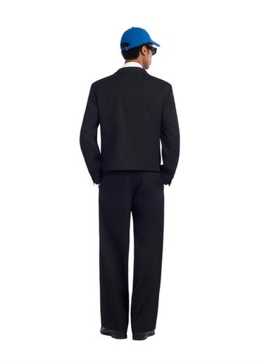 100% WOOL STRAIGHT-LEG SUIT TROUSERS - Black by Zara - Image 1