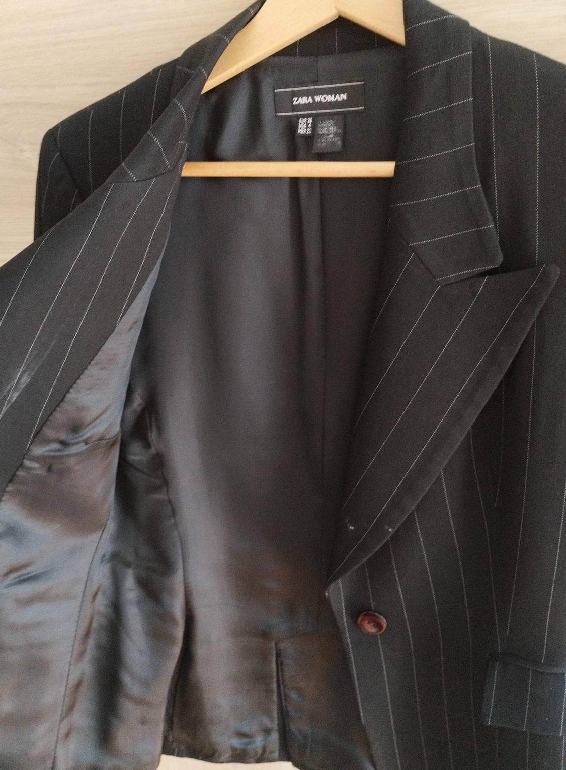 FITTED PINSTRIPE BLAZER - Image 2