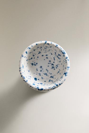 COQUETIER GRÈS TACHETÉ - Bleu de Zara - Image 4