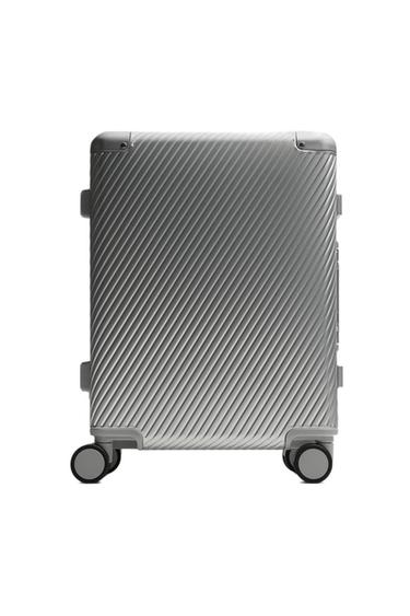 ALUMINIUM CABIN SUITCASE - Silver by Zara