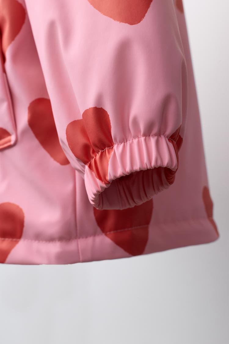 Impermeable de corazón de goma resistente al agua 6