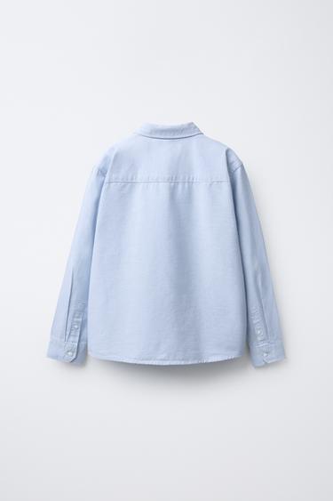 BASIC OXFORD SHIRT - Light blue by Zara - Image 1