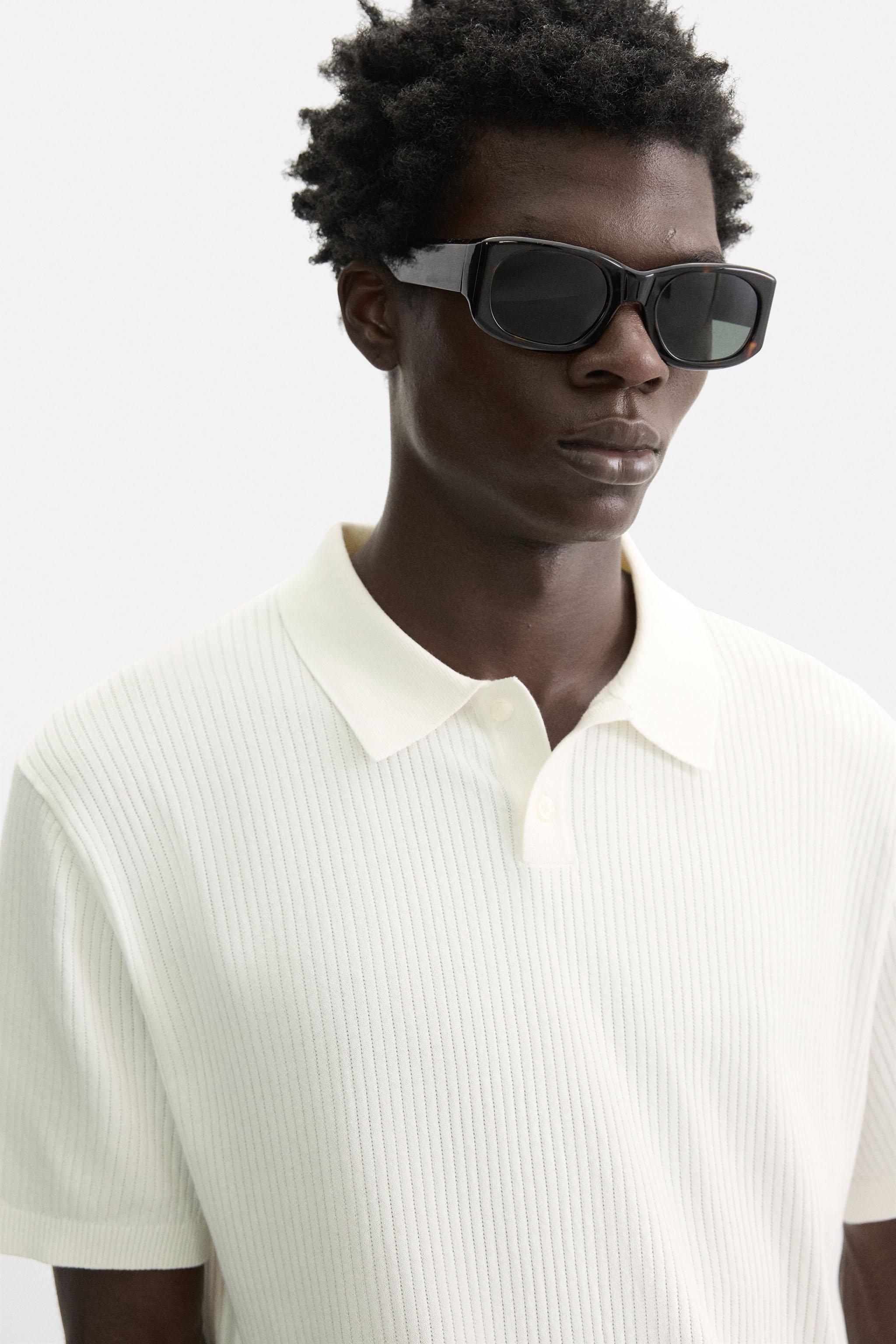 POLO EN MAILLE CÔTELÉE
