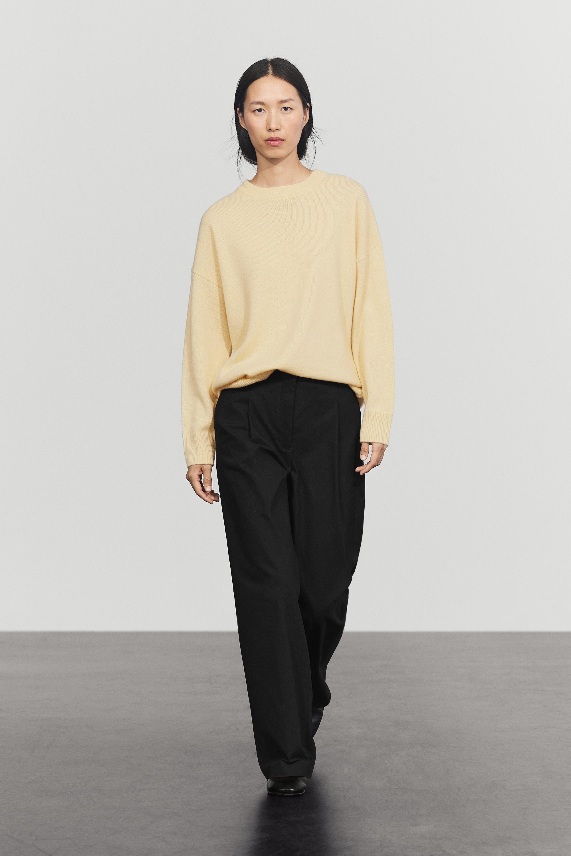 Pull oversize en maille 100 % cachemire
