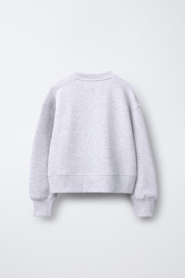 SWEAT DE JOGGING BASIQUE - Gris chiné de Zara - Image 1