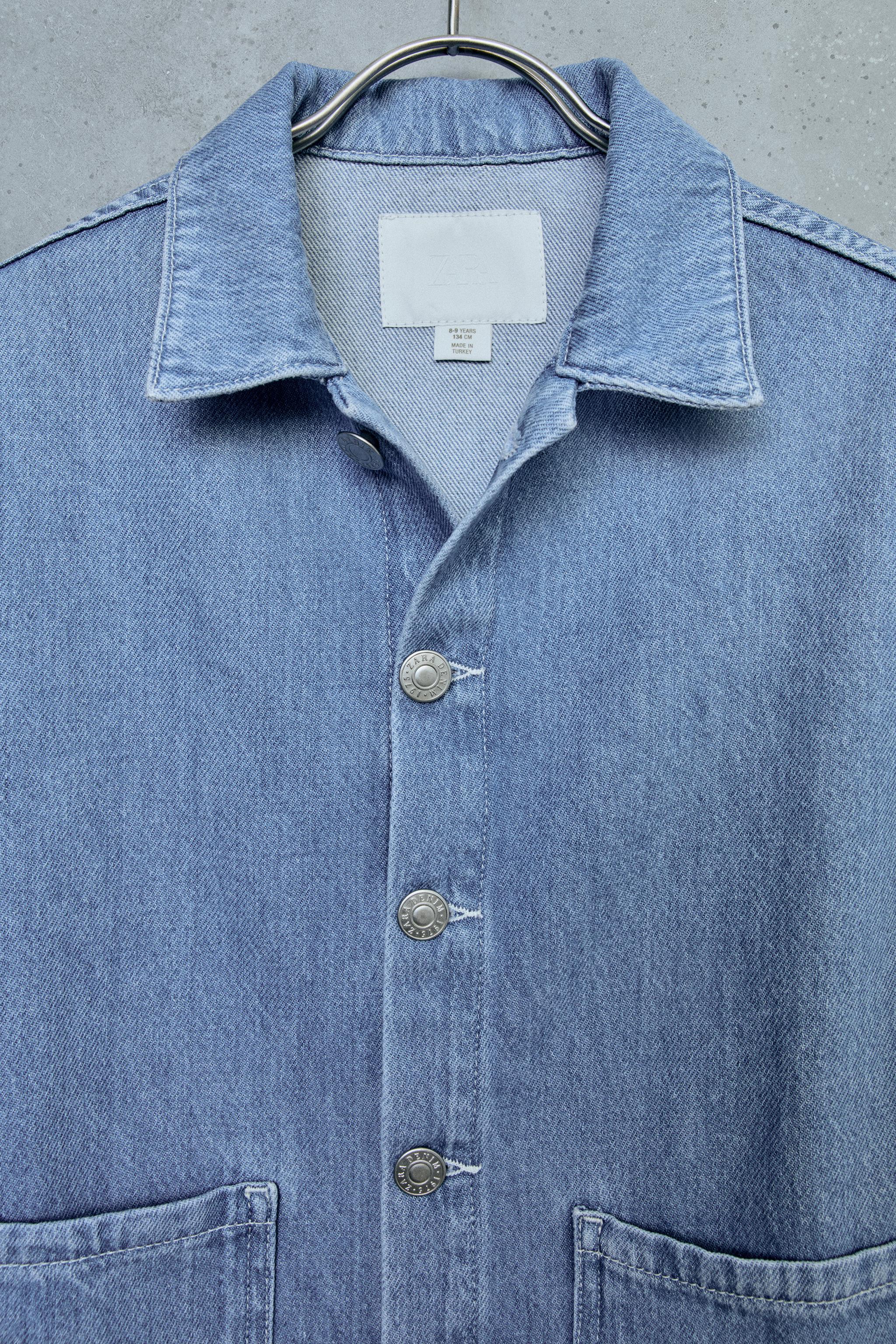 Детские джинсы Zara STORIESZ - DENIM OVERSHIRT — фото 3
