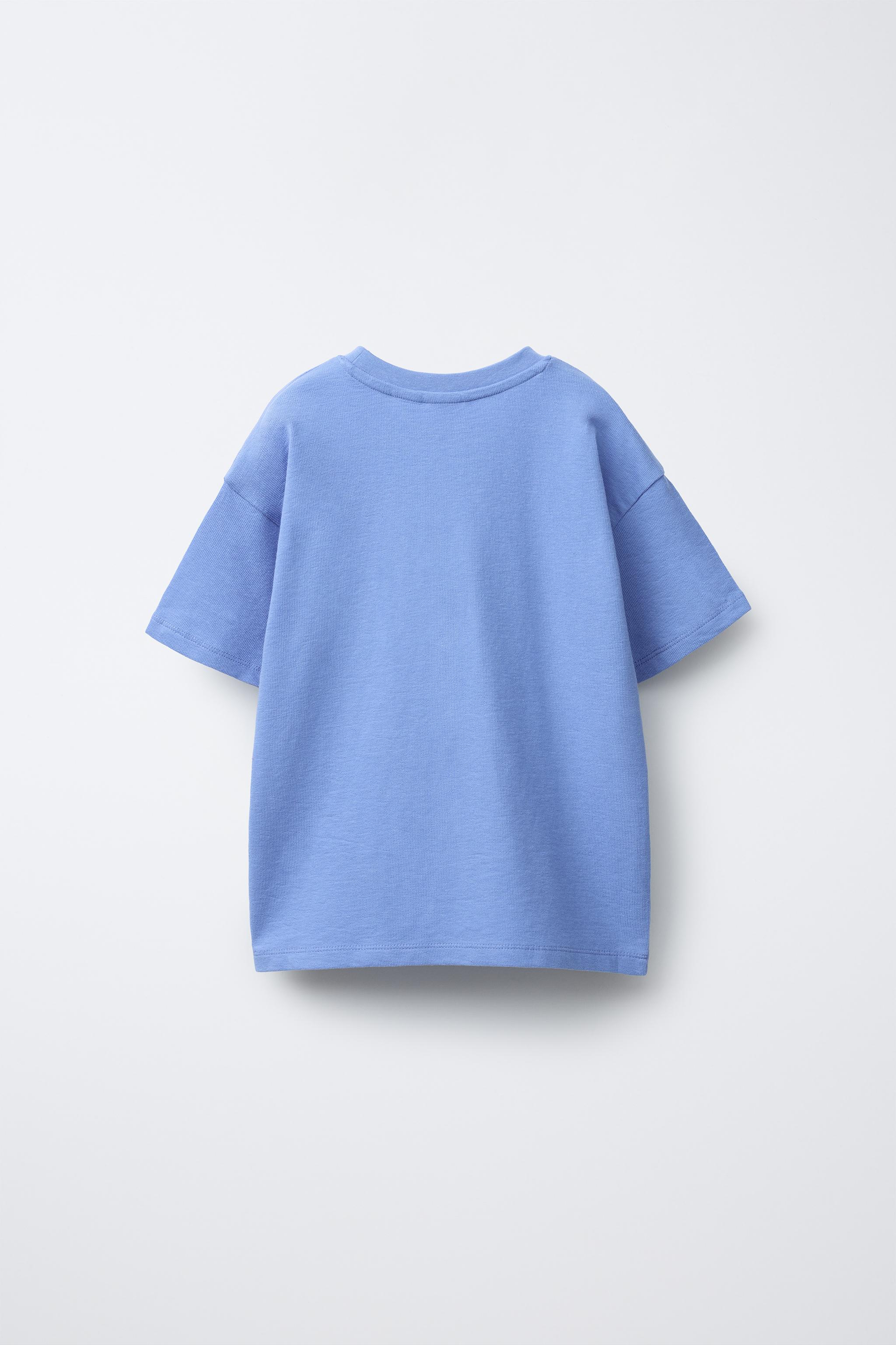 6-14歳/無地Tシャツとバミューダパジャマ - ブルー | ZARA Japan