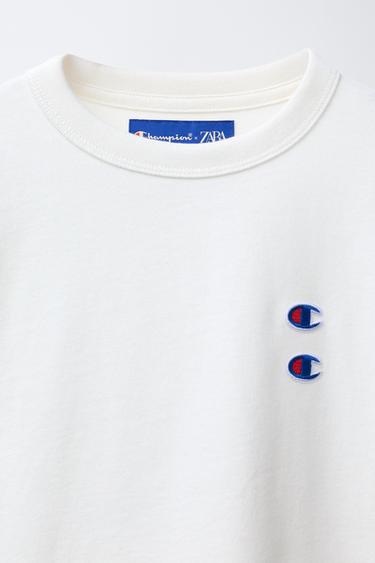 T-SHIRT PIÈCES CHAMPION ® X ZARA - Blanc de Zara - Image 2