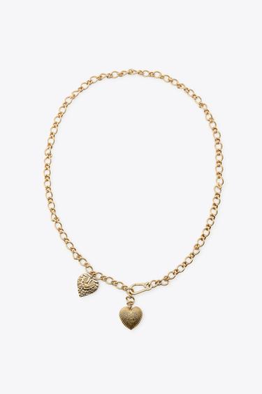 CEINTURE CHAÎNE CŒUR - Doré de Zara - Image 4