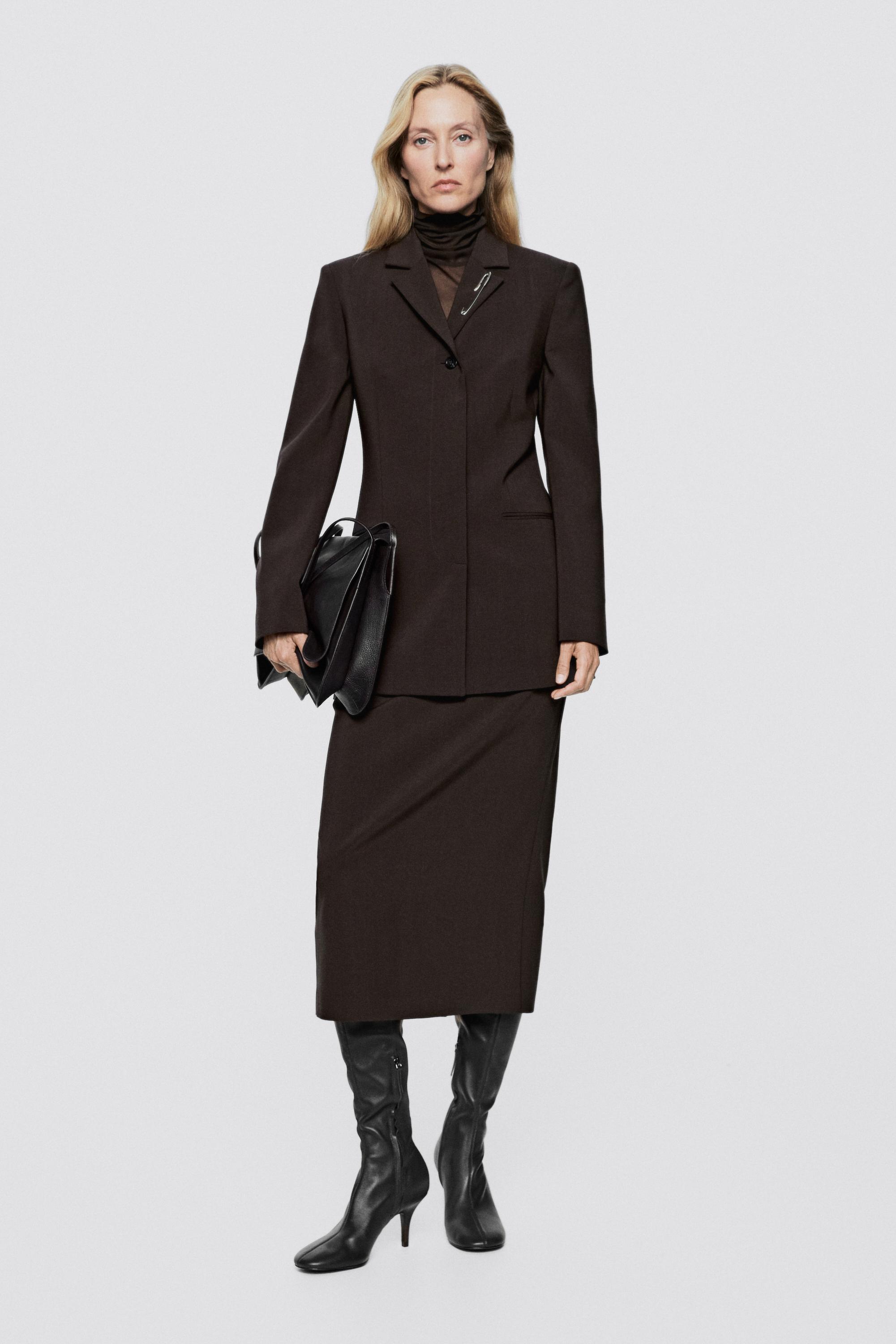 Long stretch wool blend blazer - LIMITED EDITION