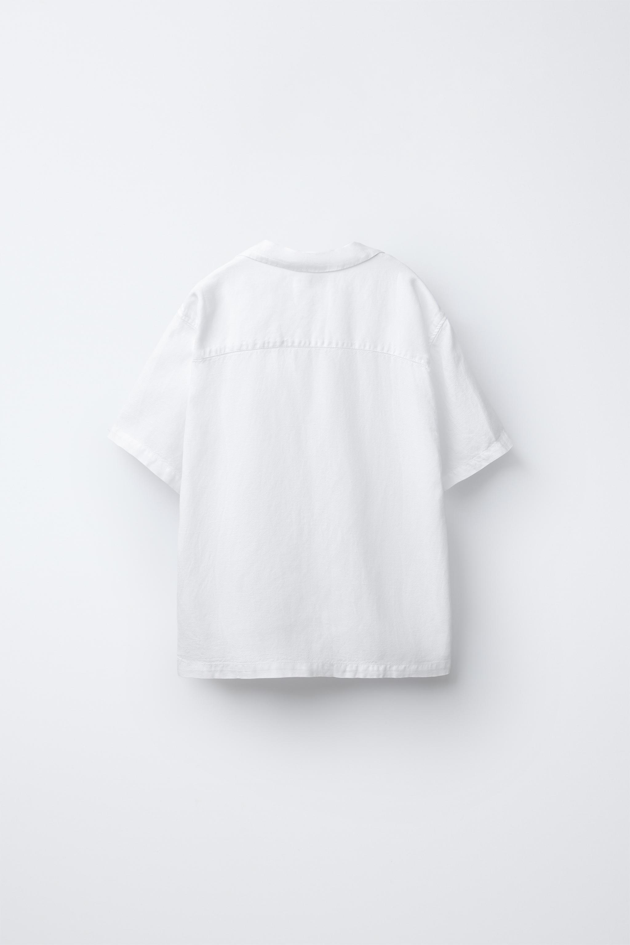 【373⭐︎573】yori 新品未使用 半袖シャツ 白 yori