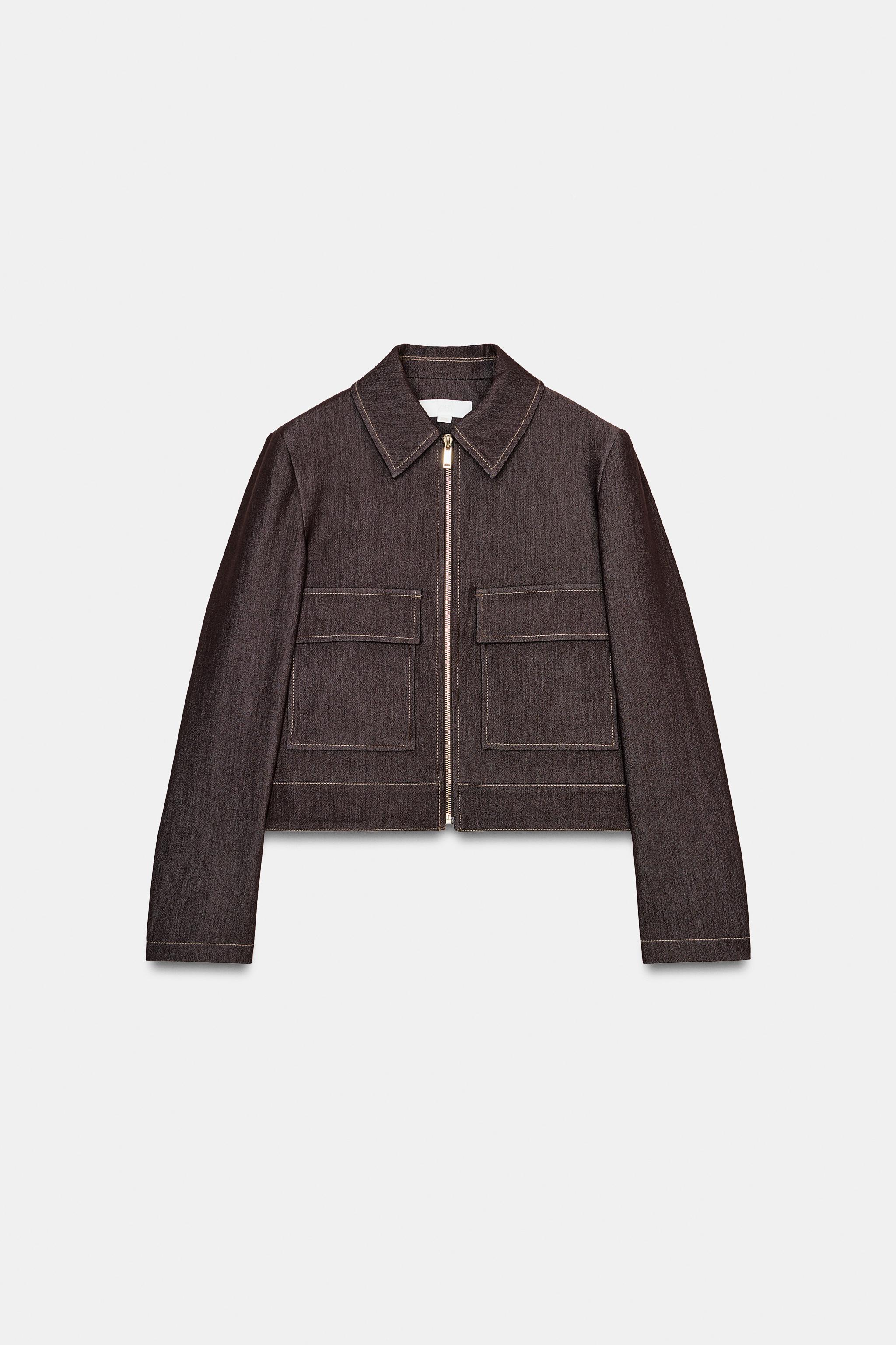 SHORT JACKET WITH FLAP POCKETS