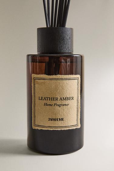 (200 ML) LEATHER AMBER REED DIFFUSERS - Black by Zara - Image 2