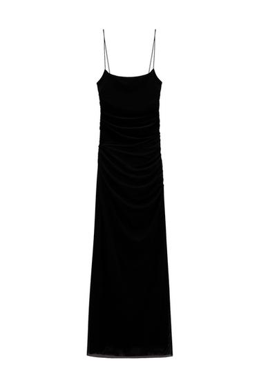DRAPED MATCHING DRESS