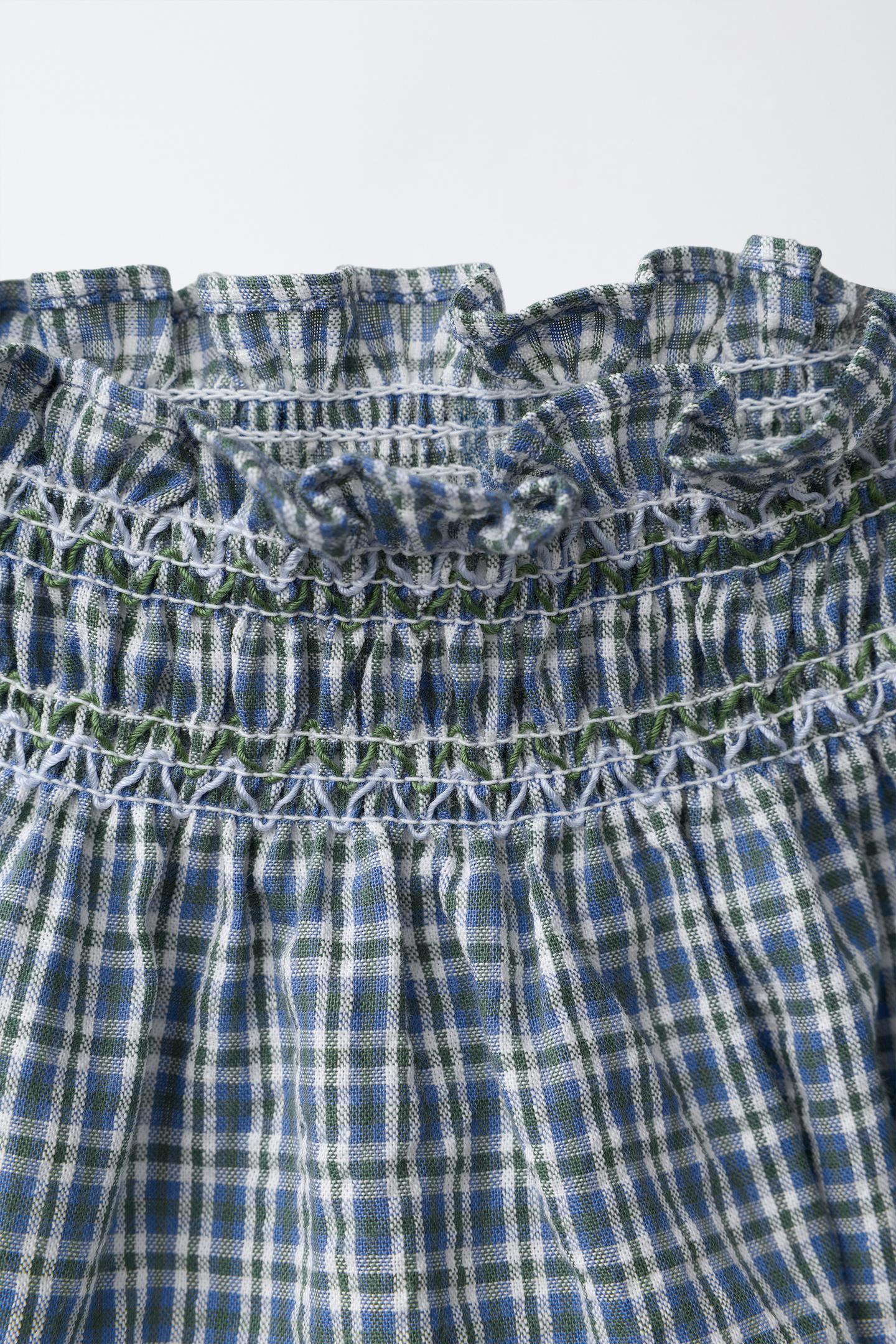 Трусы-брифы Plaid для детей — Zara, цвет: Зелёный / Синий — фото 4