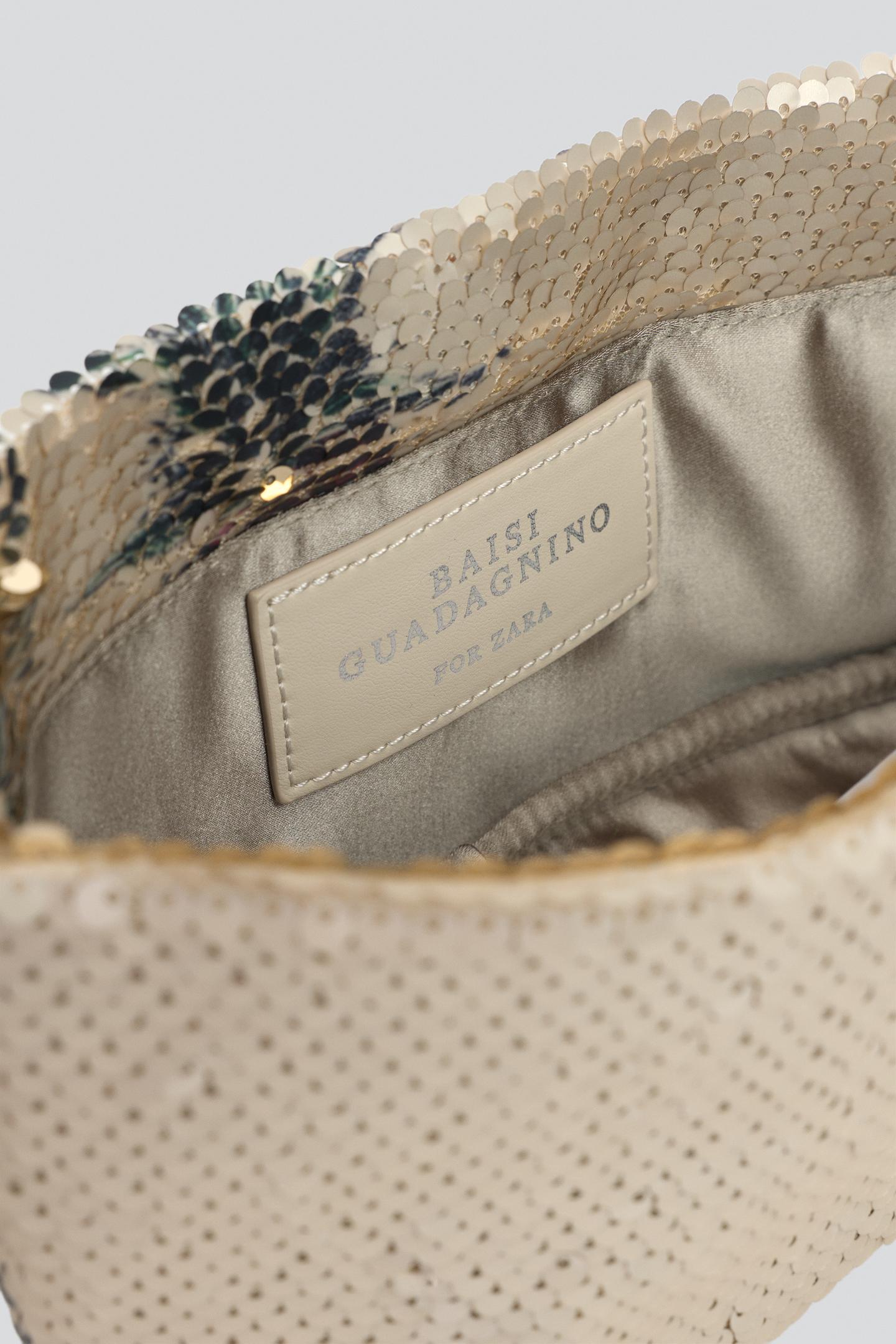 Женская сумка Zara Limited Edition Printed Crossbody, цвет: Разноцветный — фото 5