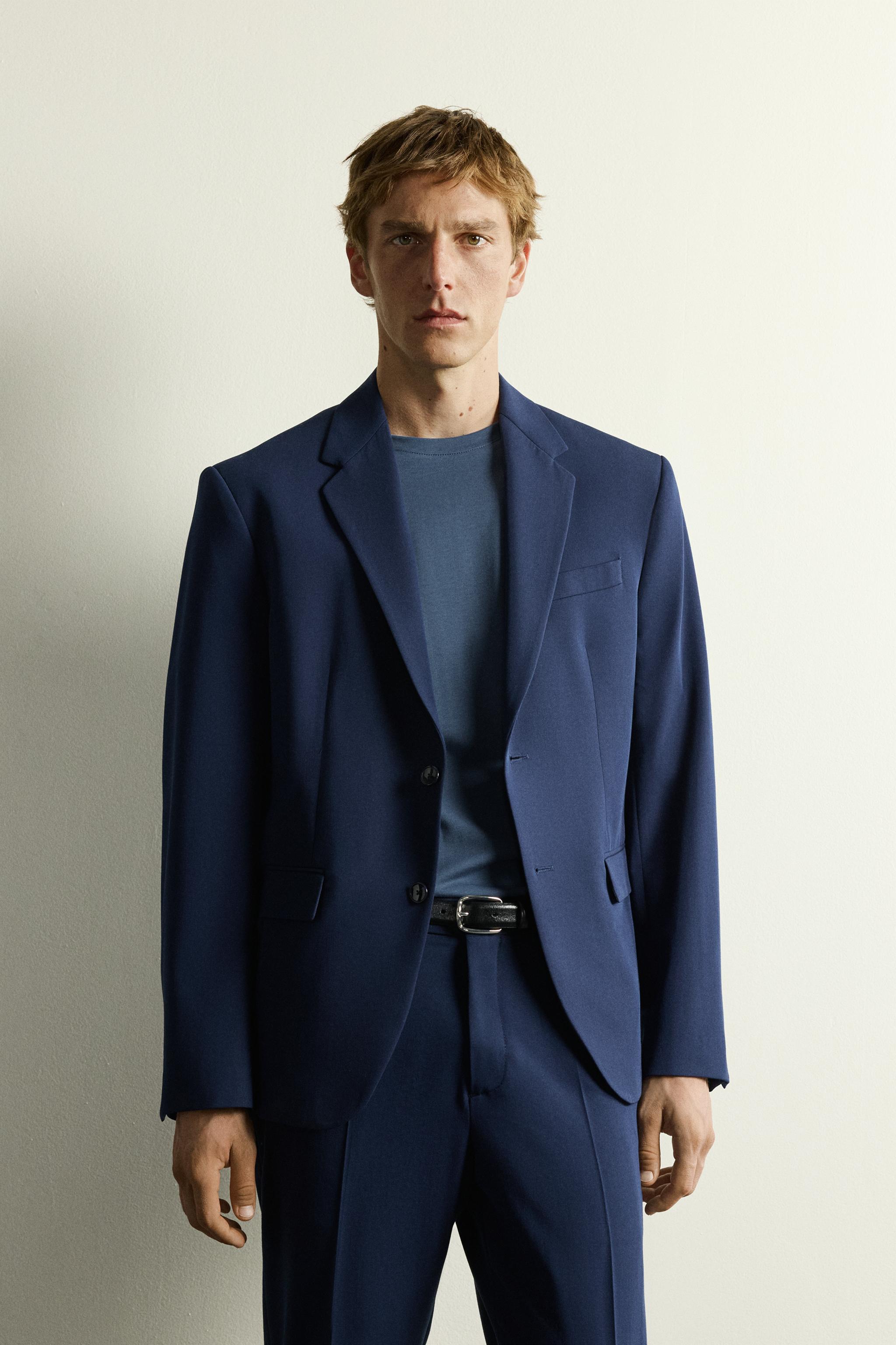 コンフォートスーツブレザー - ダイブルー | ZARA Japan / 日本
