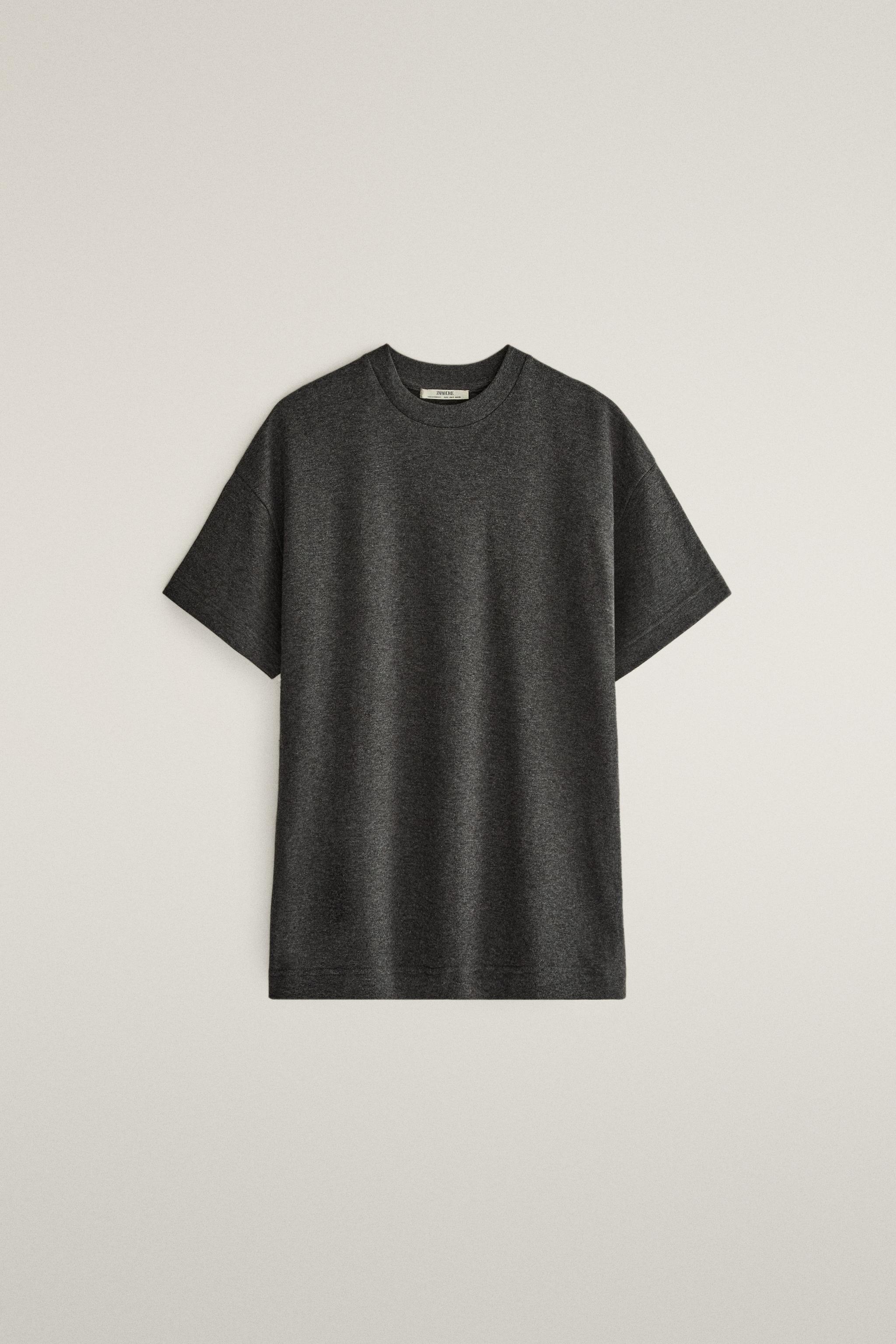 T-SHIRT COTON MANCHES COURTES