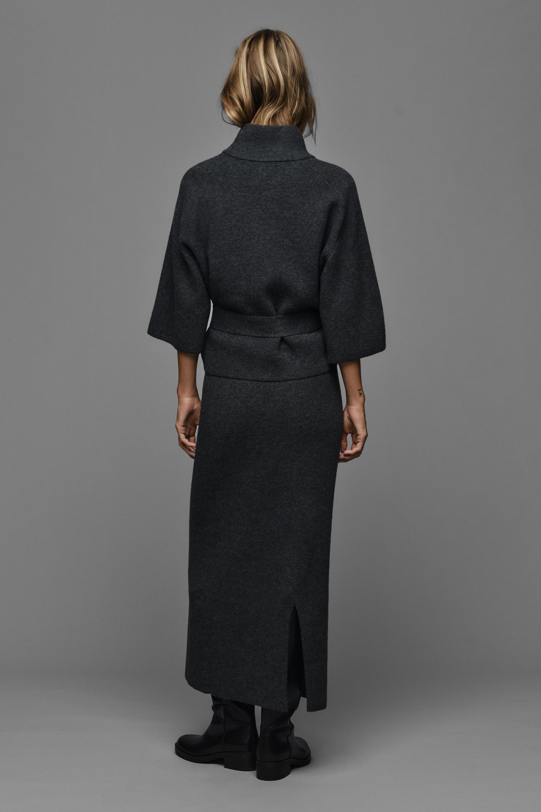 BELTED CARDIGAN