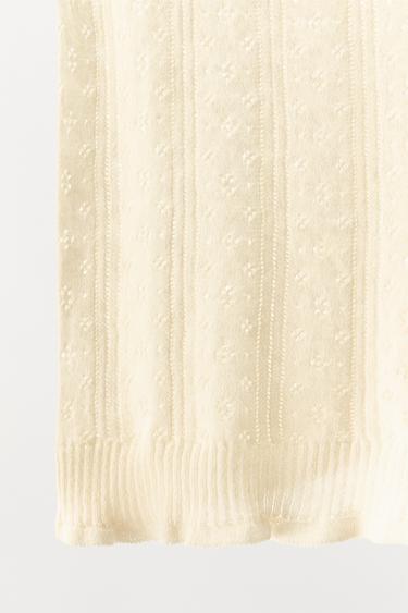 POINTELLE BOXER SHORTS - Oyster-white by Zara - Image 4