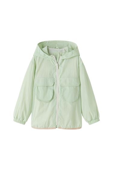 CONTRAST TECHNICAL PIPING RAINCOAT