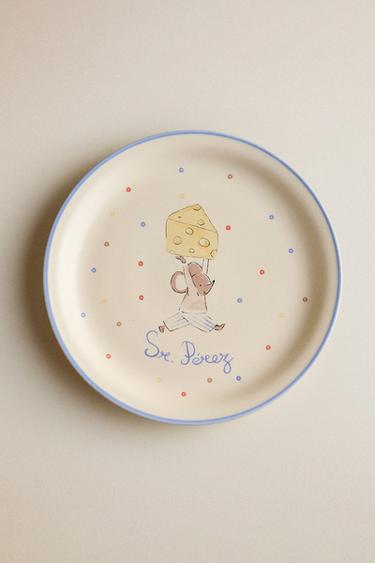 KIDS' CERAMIC TOOTH FAIRY PLATE - Multicoloured by Zara