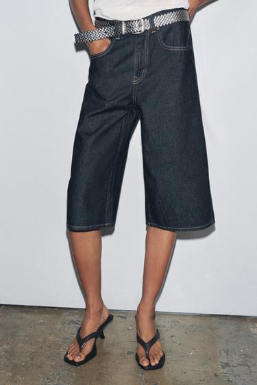 BERMUDA EN DENIM ZW COLLECTION - Bleu de Zara - Image 1