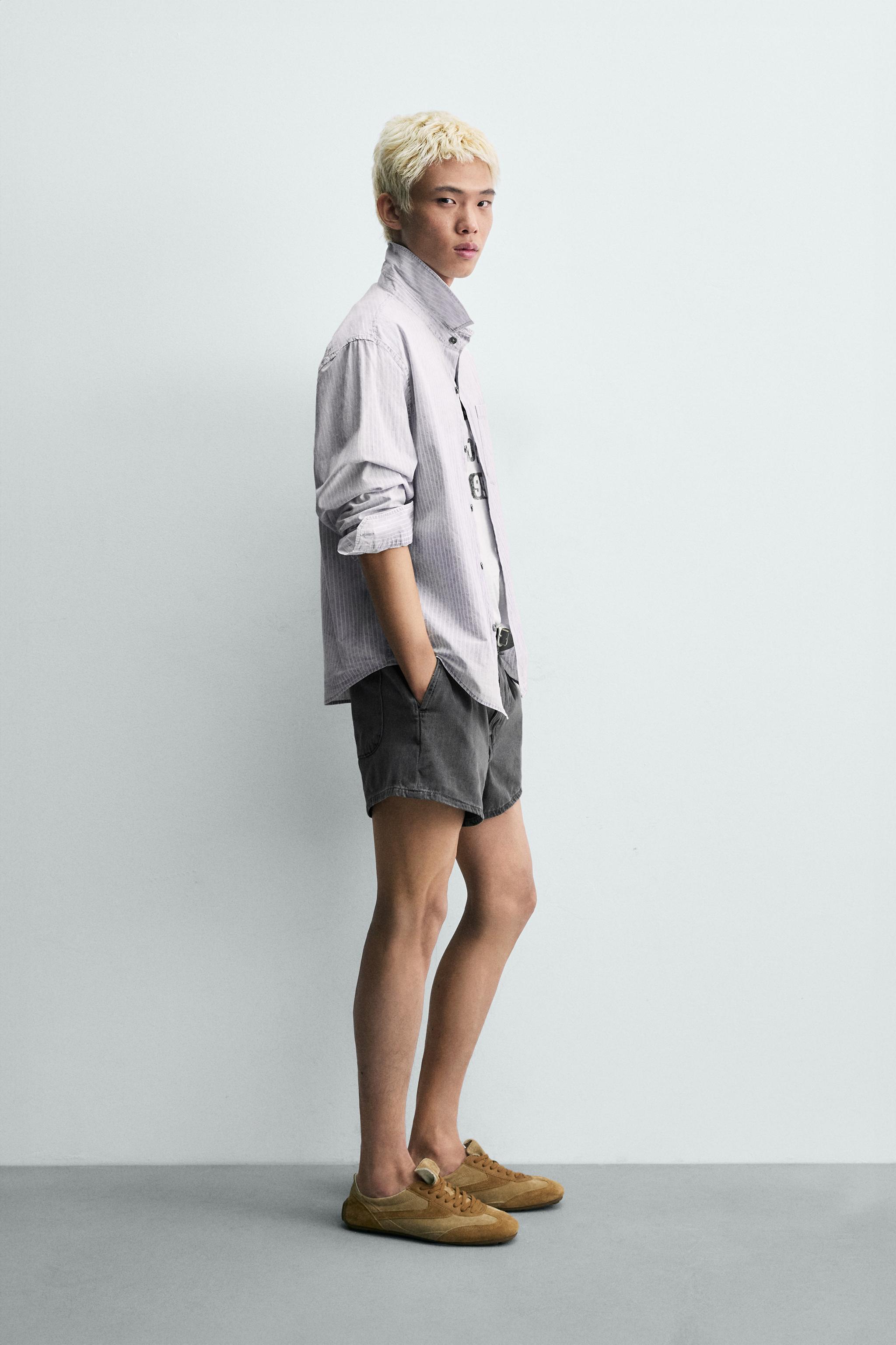 DENIM MINI SHORTS