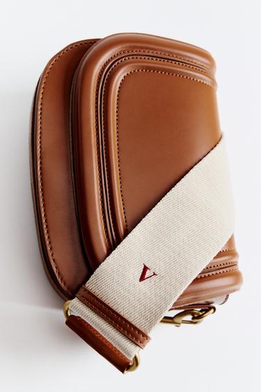 Bolsa a tiracolo - Marrom da Zara