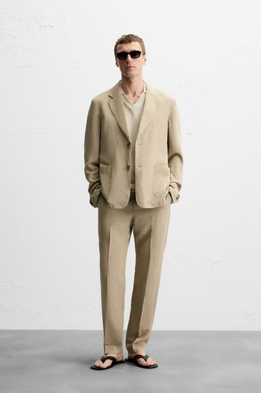 TRAJE RELAXED FIT LAVADO -  de Zara