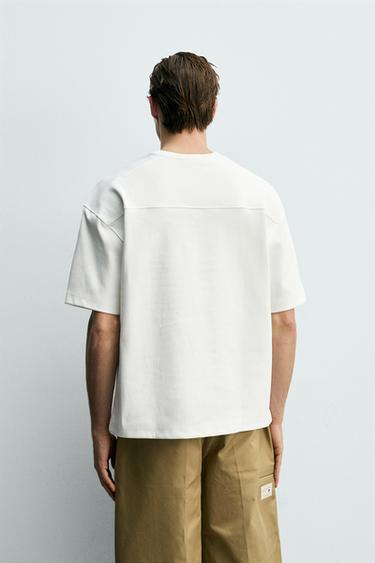 INTERLOCK RELAXED FIT SWEATSHIRT - White by Zara - Image 2