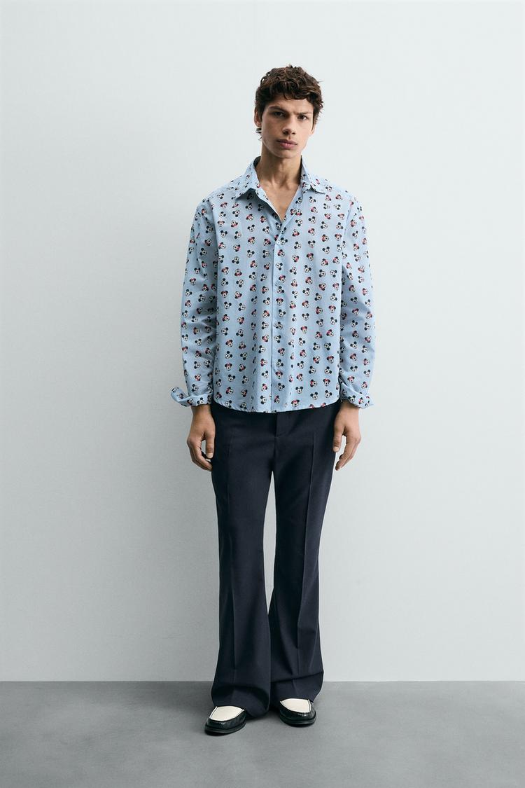 CAMICIA MINNIE TOPOLINO HARRY LAMBERT FOR ZARA X DISNEY Indaco